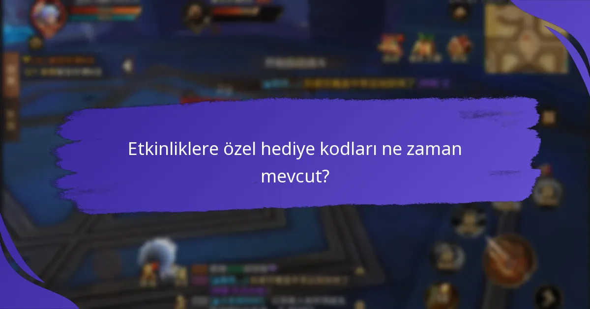 Hediye kodları aracılığıyla hangi benzersiz eşyalar erişilebilir?