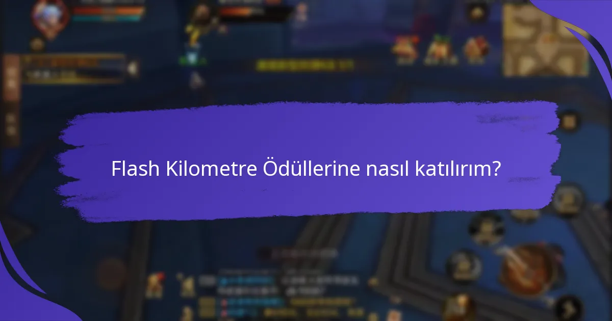 Flash Kilometre Ödülleri diğer ödül programlarıyla nasıl karşılaştırılır?