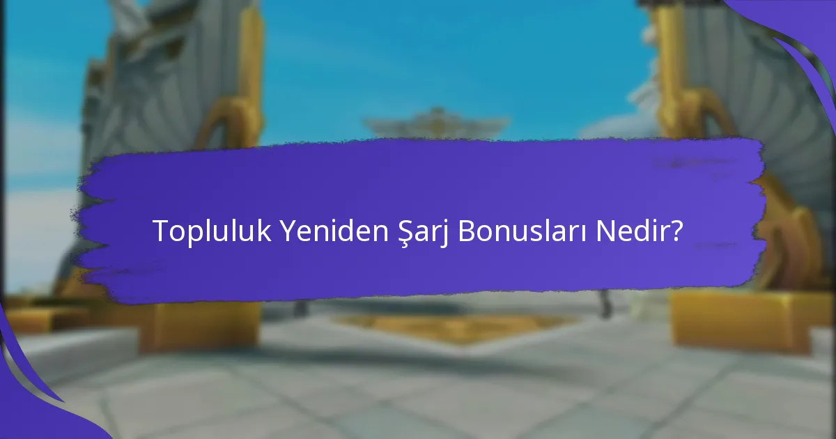 Hangi Topluluk Yeniden Şarj Bonus Programları En Etkilidir?
